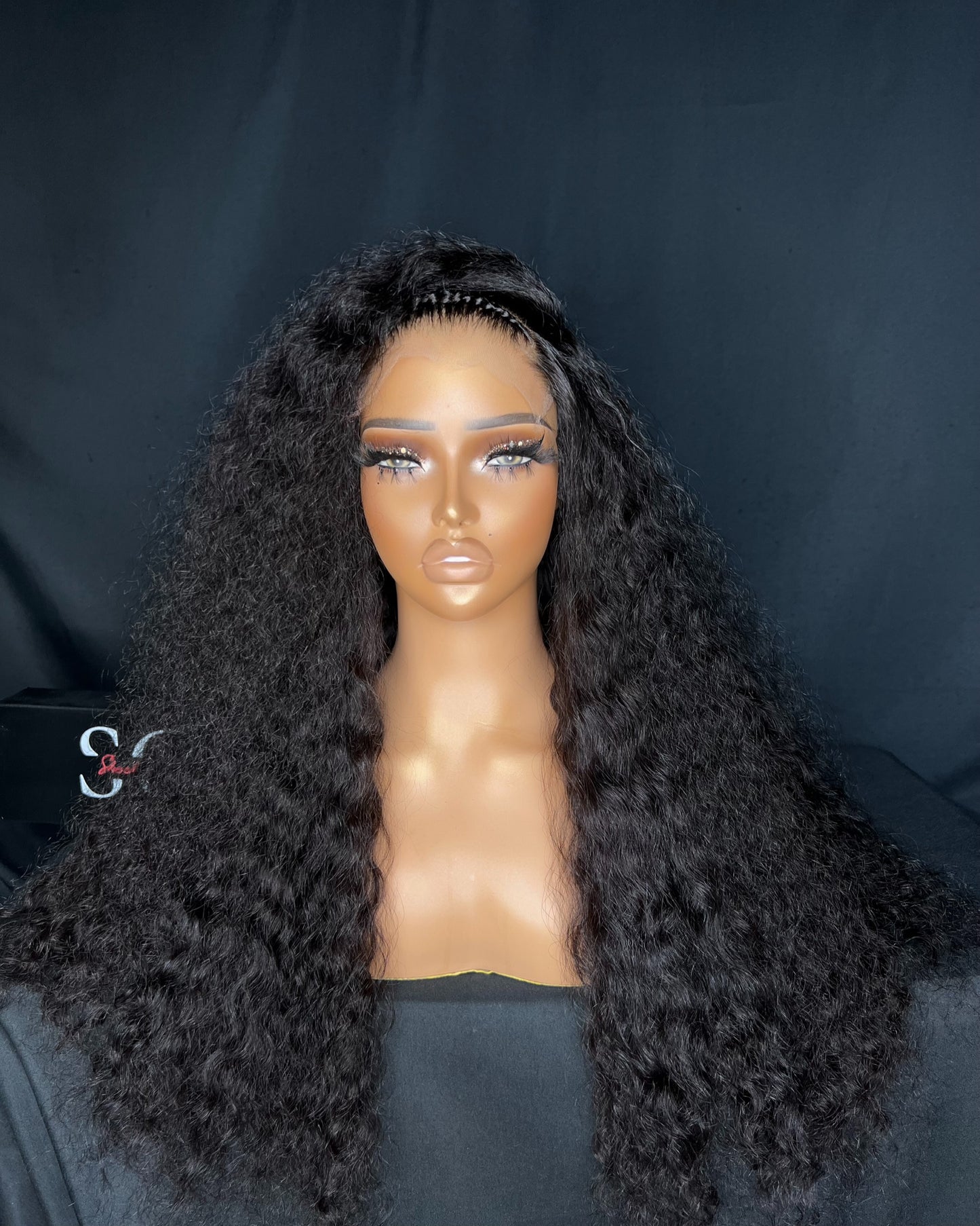 “TIAH” 5X5 HD LACE CLOSURE, 22-INCH, GLUE-LESS, BEST CURLY HAIR WIG.