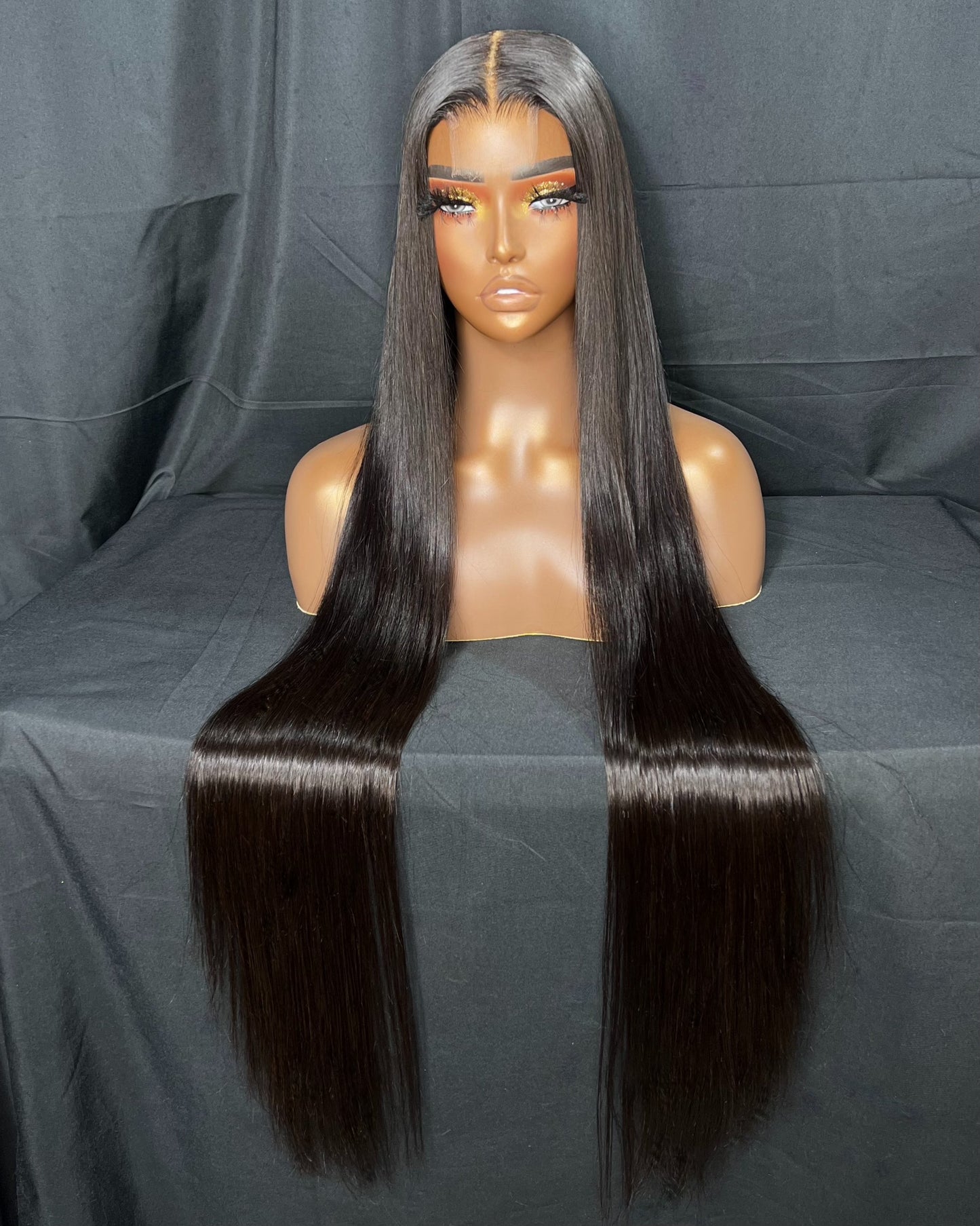 “GLORIA” 2x6 CLOSURE, HD LACE, 30-INCH, STRAIGHT, GLUE-LESS READY TO WEAR WIG