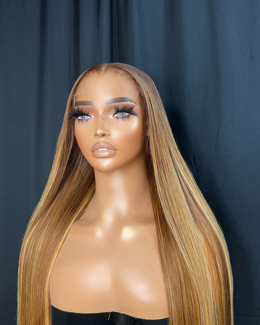 “SADE” 5x5 CLOSURE, HD LACE, 24-INCHES, STRAIGHT, READY TO WEAR WIG