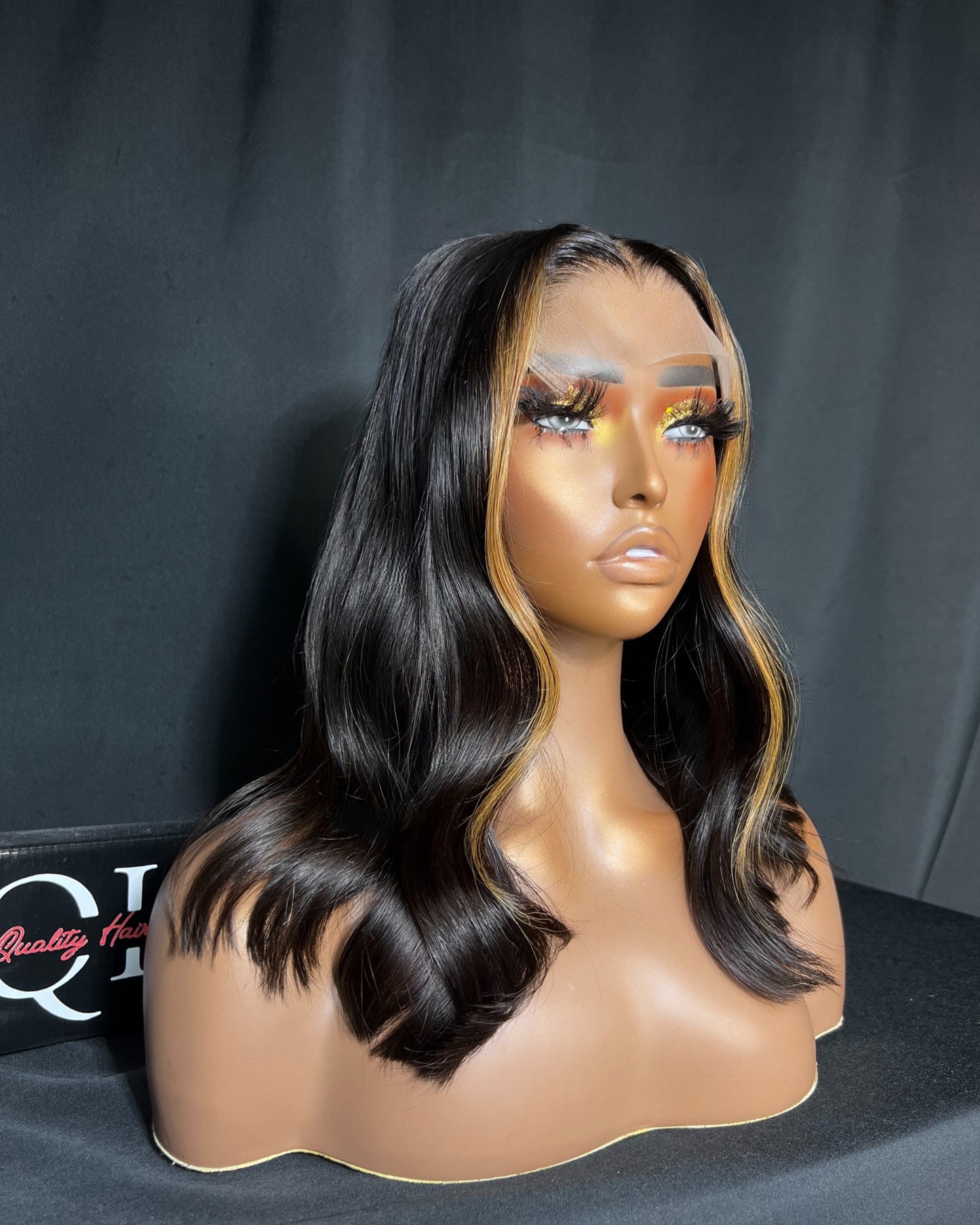 “CHANTELLE” (Ready to Ship Wig) PRE-MADE, 5x5 CLOSURE, TRANSPARENT LACE, 14-INCH, STRAIGHT, READY TO WEAR WIG