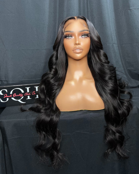 "DEVYN" 5X5 CLOSURE, HD LACE, 22-INCHES, BODY WAVE, READY TO SHIP WIGS