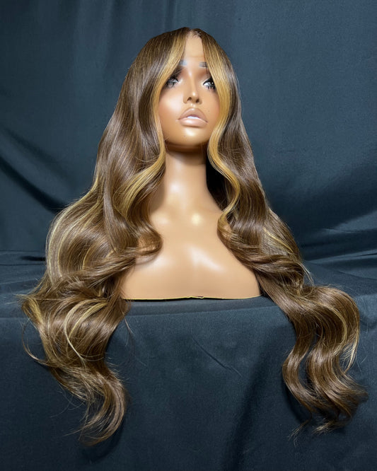 “LAYLA” MEDIUM CAP, 5x5 HD CLOSURE, 22-INCH, STRAIGHT, READY TO SHIP WIG