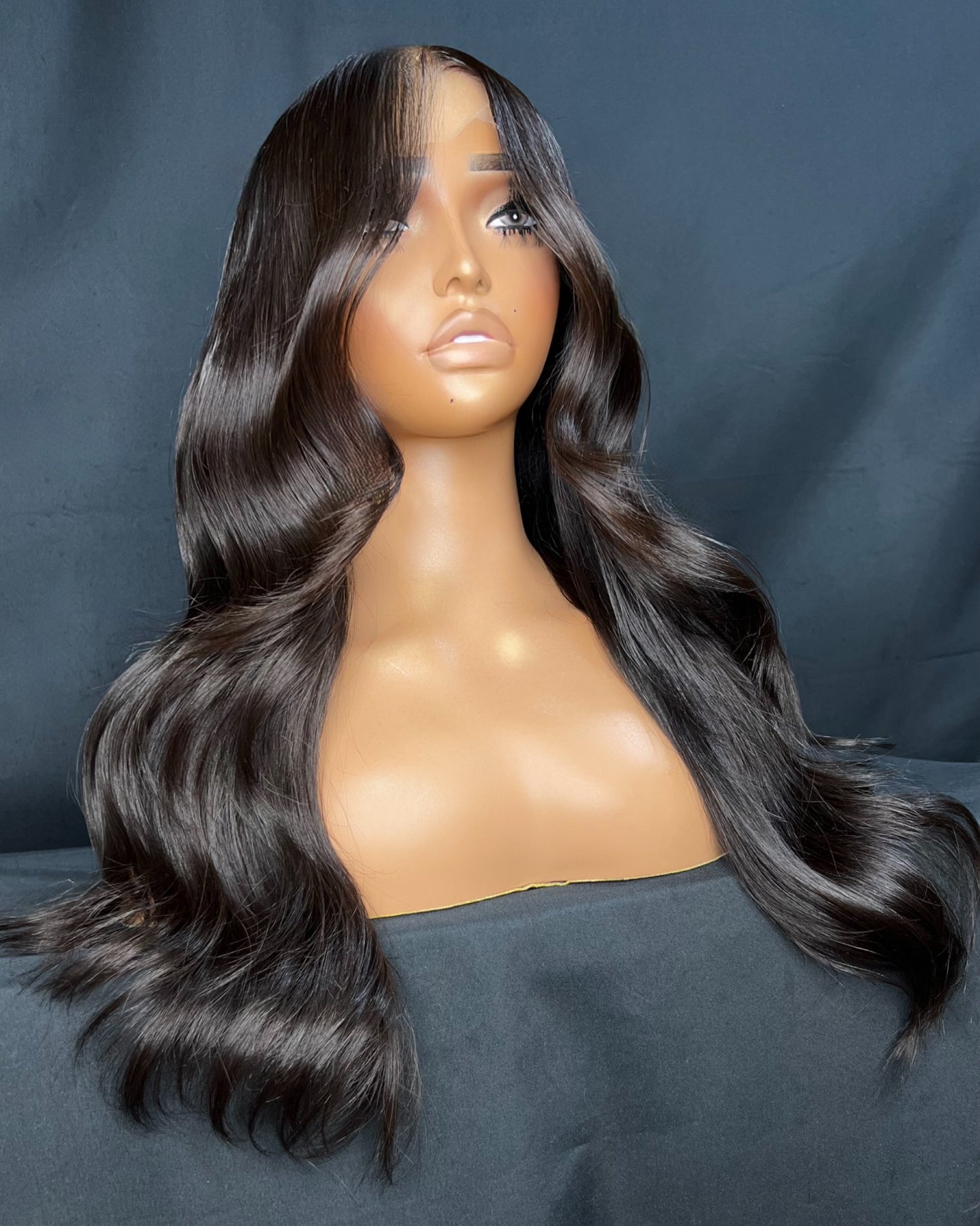 “SANTANA" 5X5 HD LACE CLOSURE, LAST 3 YEARS PLUS, STRAIGHT TEXTURE, 18-INCHES, READY TO SHIP WIG