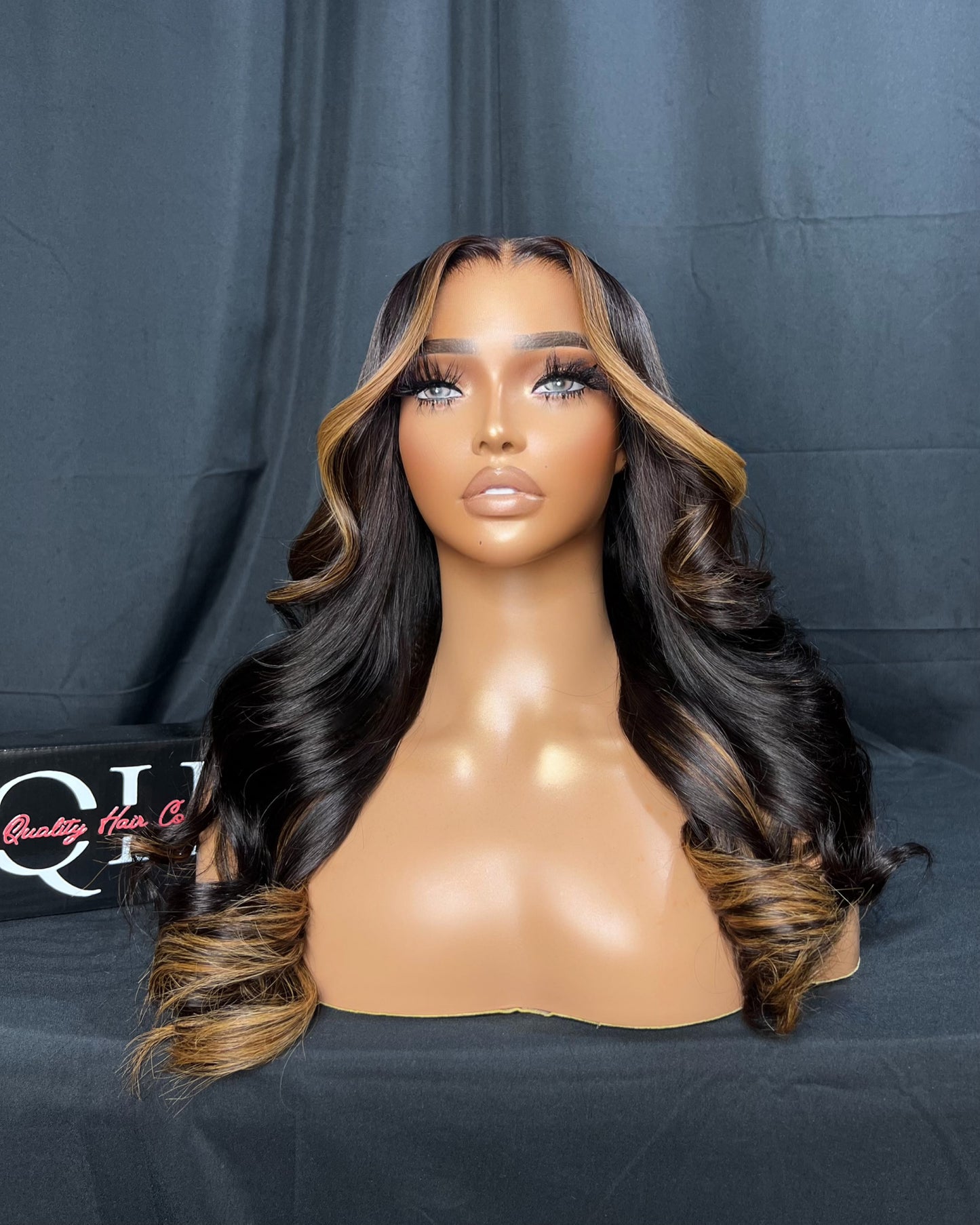 “GIA” 5x5 CLOSURE, HD LACE, BODY WAVE, HEAVY LAYERED, GLUELESS, READY TO WEAR WIG