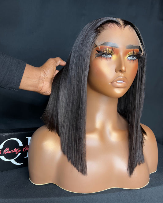“QUEEN” PRE-MADE 12-INCH BOB WIG (Ready To Ship Wig)
