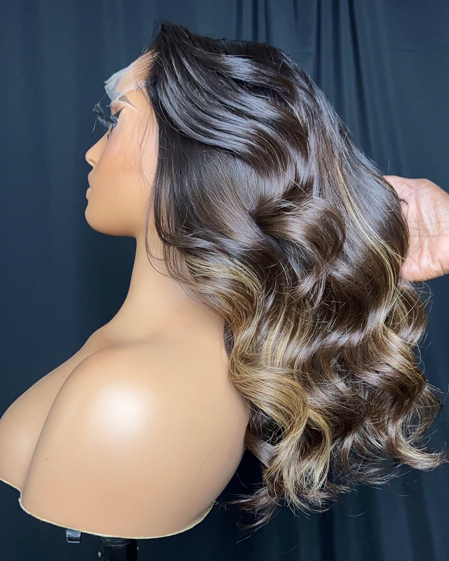 Glenda | 16" Body Wave Ready-to-Ship Wig | 5x5 HD Lace Closure | Sheek Quality Hair