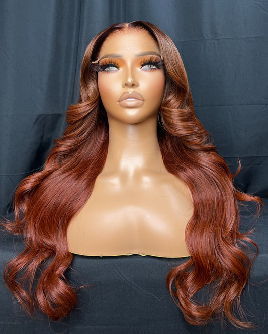 “CHILI” 5x5 CLOSURE, HD LACE, 20- INCH STRAIGHT TEXTURE, GLUE-LESS READY TO WEAR WIG