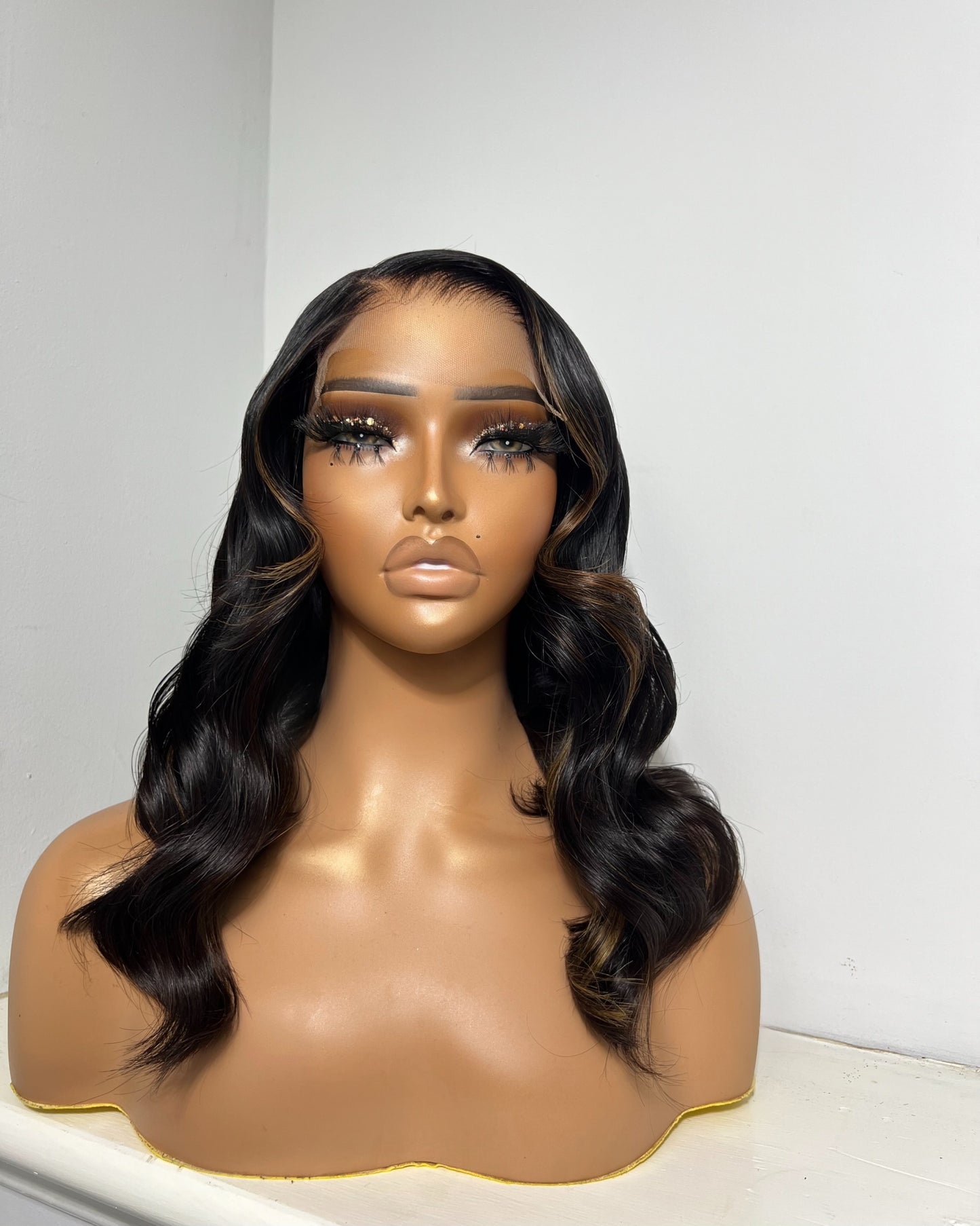 “KEYLANI” (Ready to Ship Wig) PRE-MADE, 5x5 CLOSURE, TRANSPARENT LACE, 14-INCH, STRAIGHT, READY TO WEAR WIG