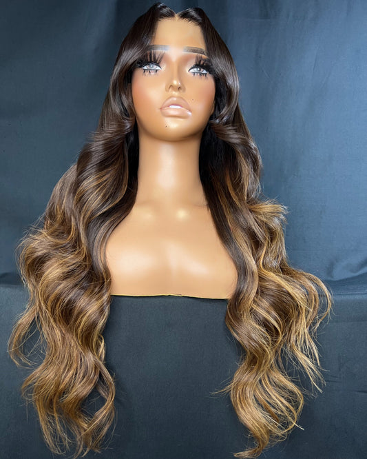 “FIANNA” 6x6 CLOSURE, TRANSPARENT LACE, BODY WAVE, 22-INCH, LAST 3 YEARS PLUS, READY TO SHIP WIG