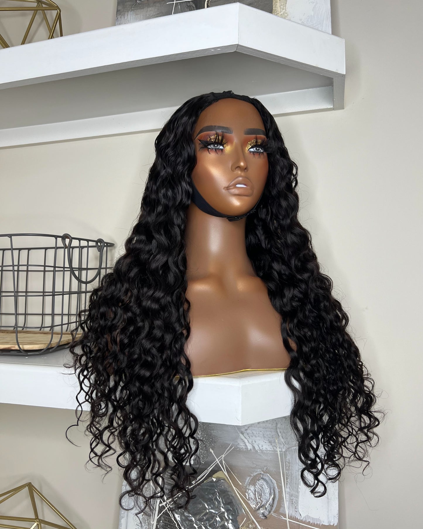 ITALIAN WAVE U-PART, 22-INCH WIG