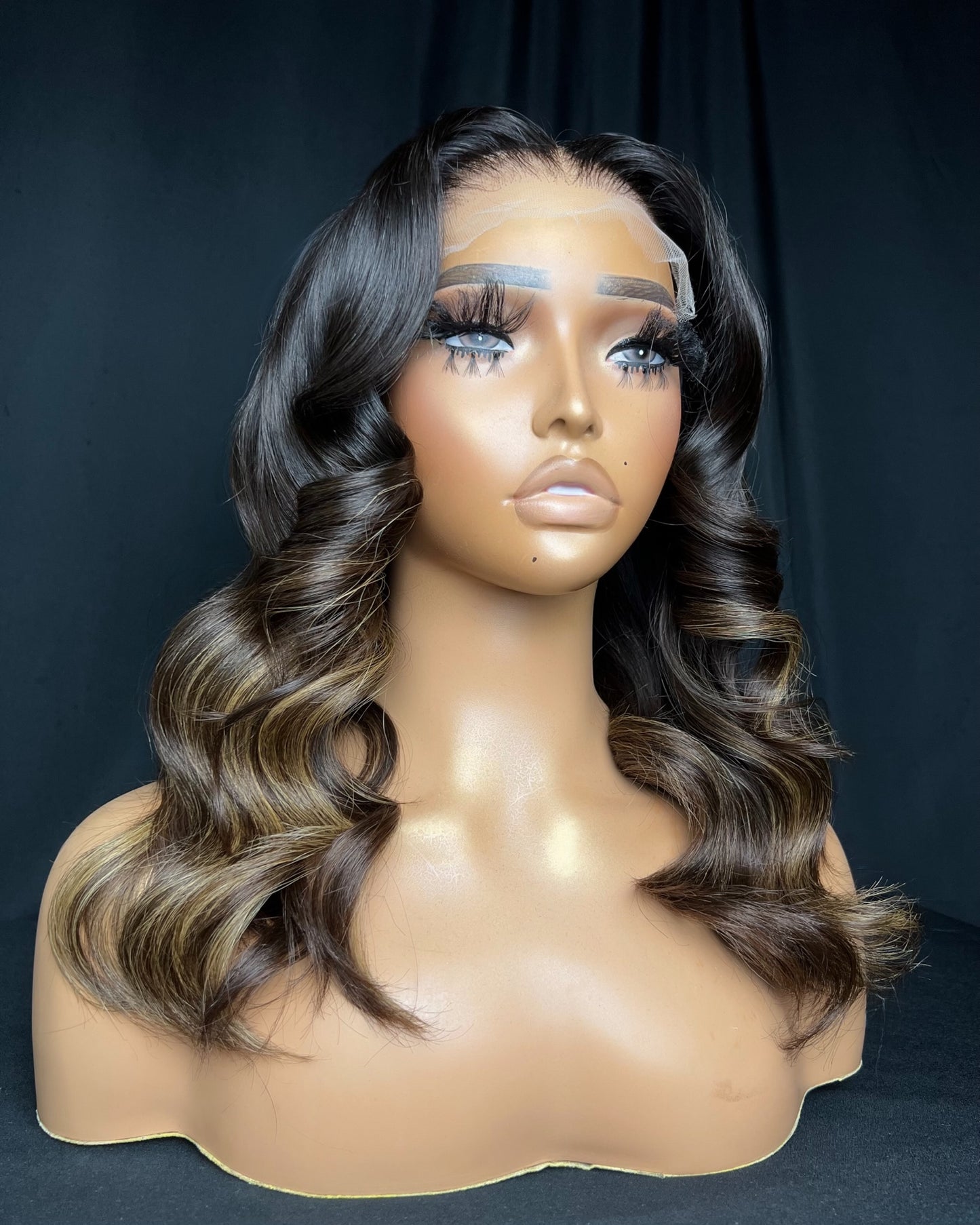 Glenda | 16" Body Wave Ready-to-Ship Wig | 5x5 HD Lace Closure | Sheek Quality Hair