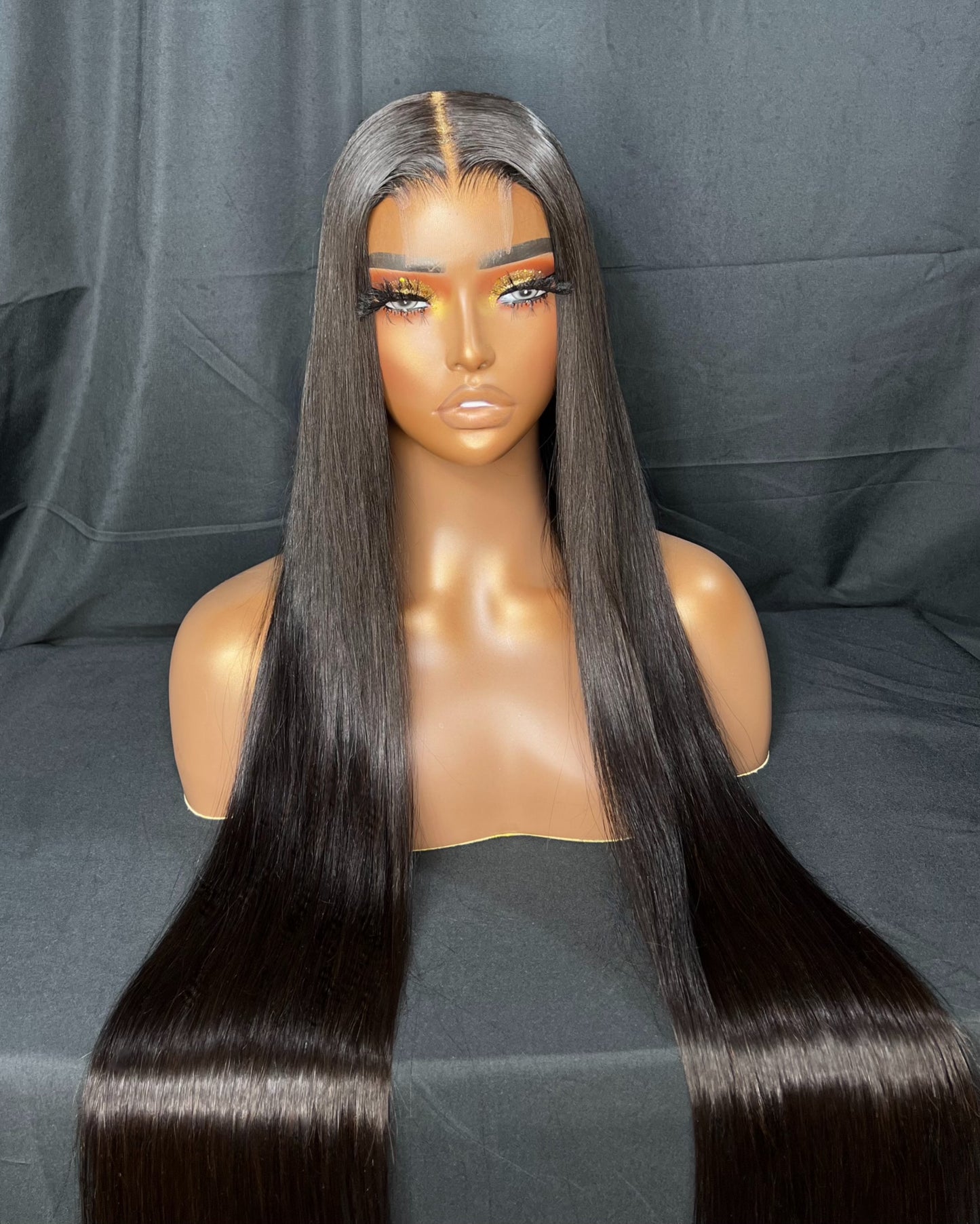 “GLORIA” 2x6 CLOSURE, HD LACE, 30-INCH, STRAIGHT, GLUE-LESS READY TO WEAR WIG