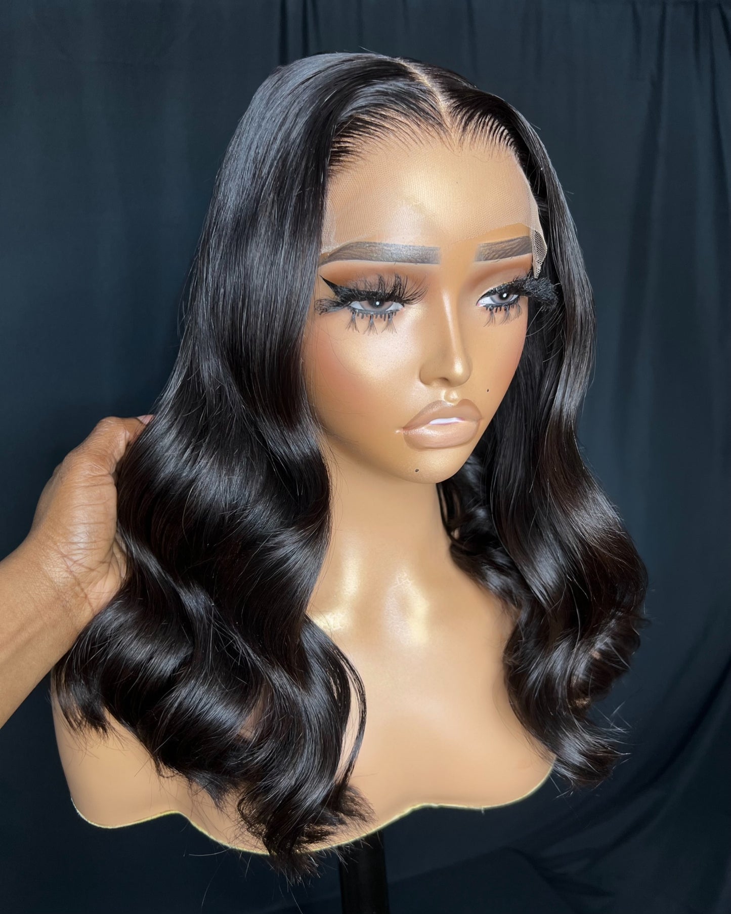 “SONDRA” (Ready to Ship Wig) 13x4 FRONTAL, TRANSPARENT LACE, 16-INCH, STRAIGHT, READY TO WEAR WIG