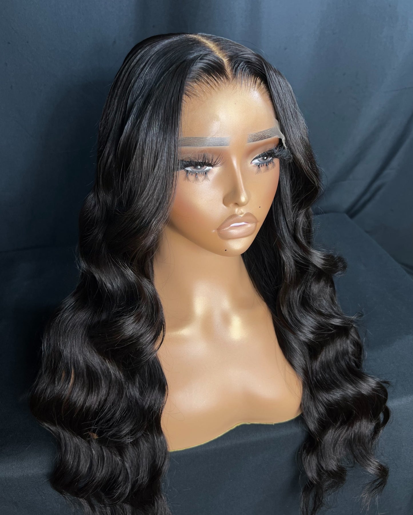 “CHANEL” 5x5 CLOSURE, HD LACE, BODY WAVE, 20-INCH, LAST 3 YEAR PLUS, READY TO SHIP WIG