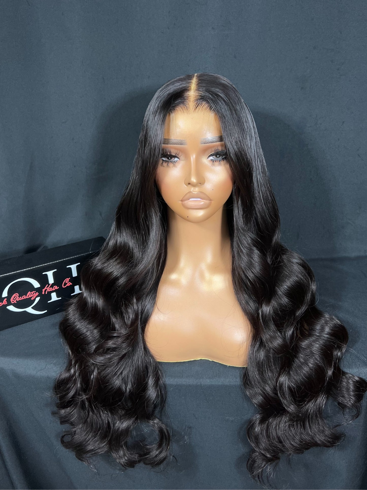 WIG 11, 2X6 CLOSURE, HD LACE, 22-INCH, BODY WAVE, MEDIUM CAP, READY TO SHIP WIG