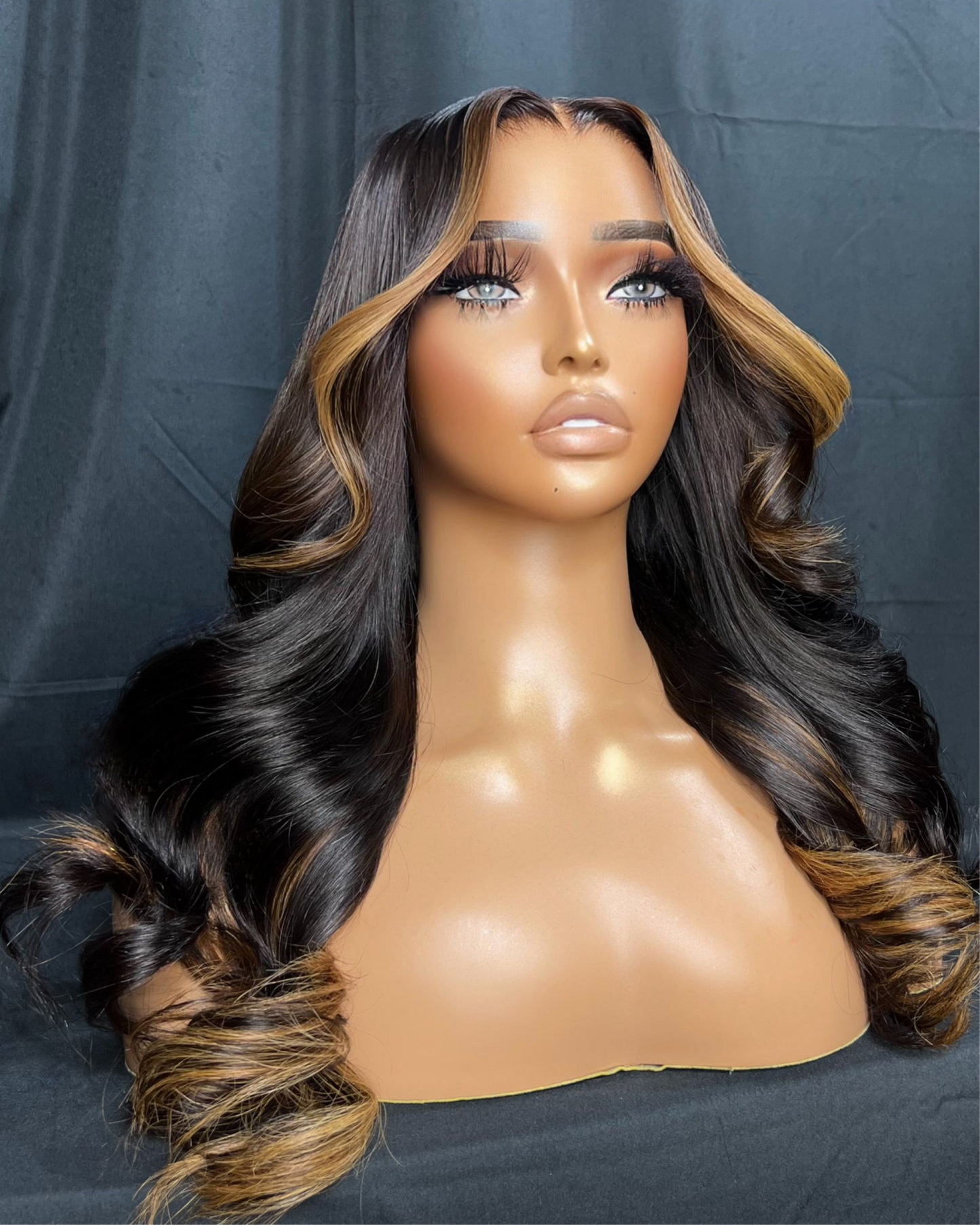 “GIA” 5x5 CLOSURE, HD LACE, BODY WAVE, HEAVY LAYERED, GLUELESS, READY TO WEAR WIG