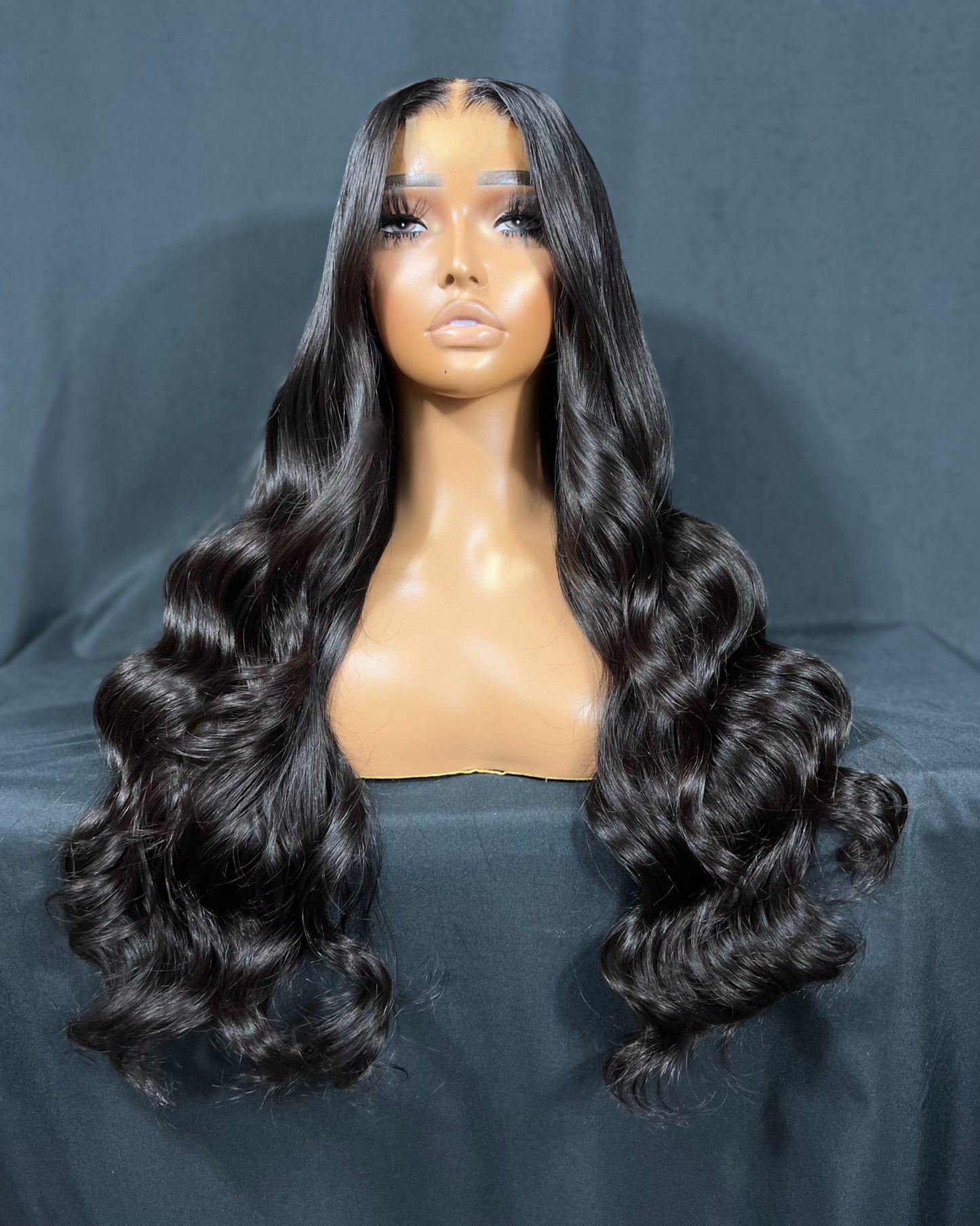 WIG 11, 2X6 CLOSURE, HD LACE, 22-INCH, BODY WAVE, MEDIUM CAP, READY TO SHIP WIG