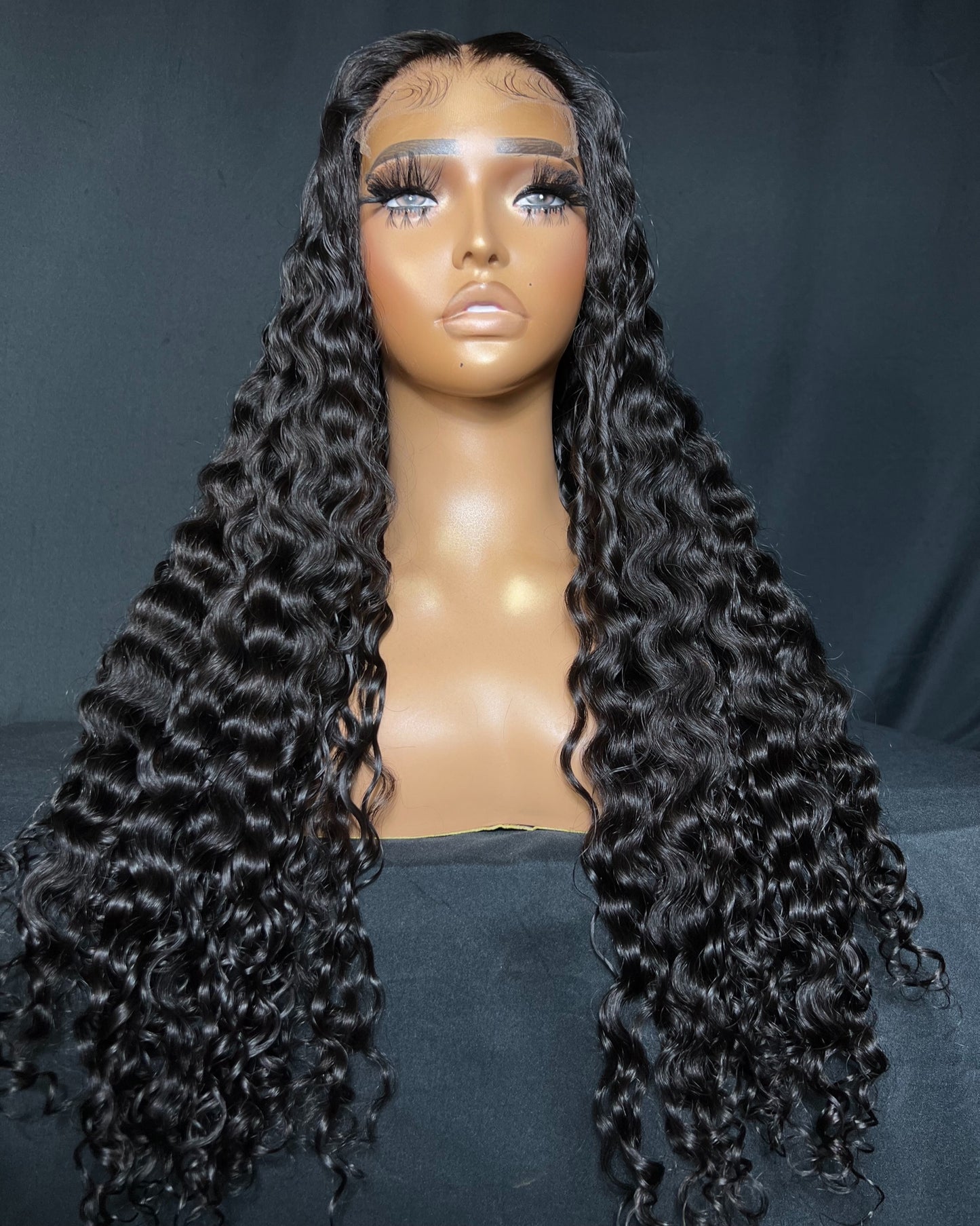 “ARIA” (Ready to Ship Wig) 5X5 CLOSURE, HD LACE, 24-INCH, CURLY, READY TO WEAR WIG