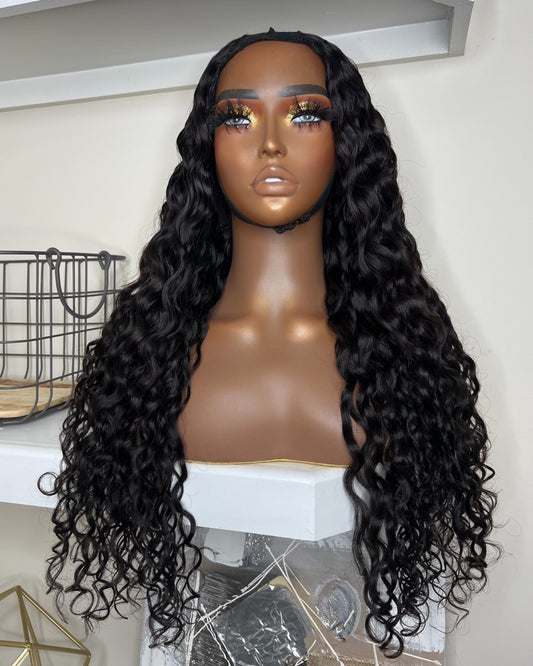 ITALIAN WAVE U-PART, 22-INCH WIG