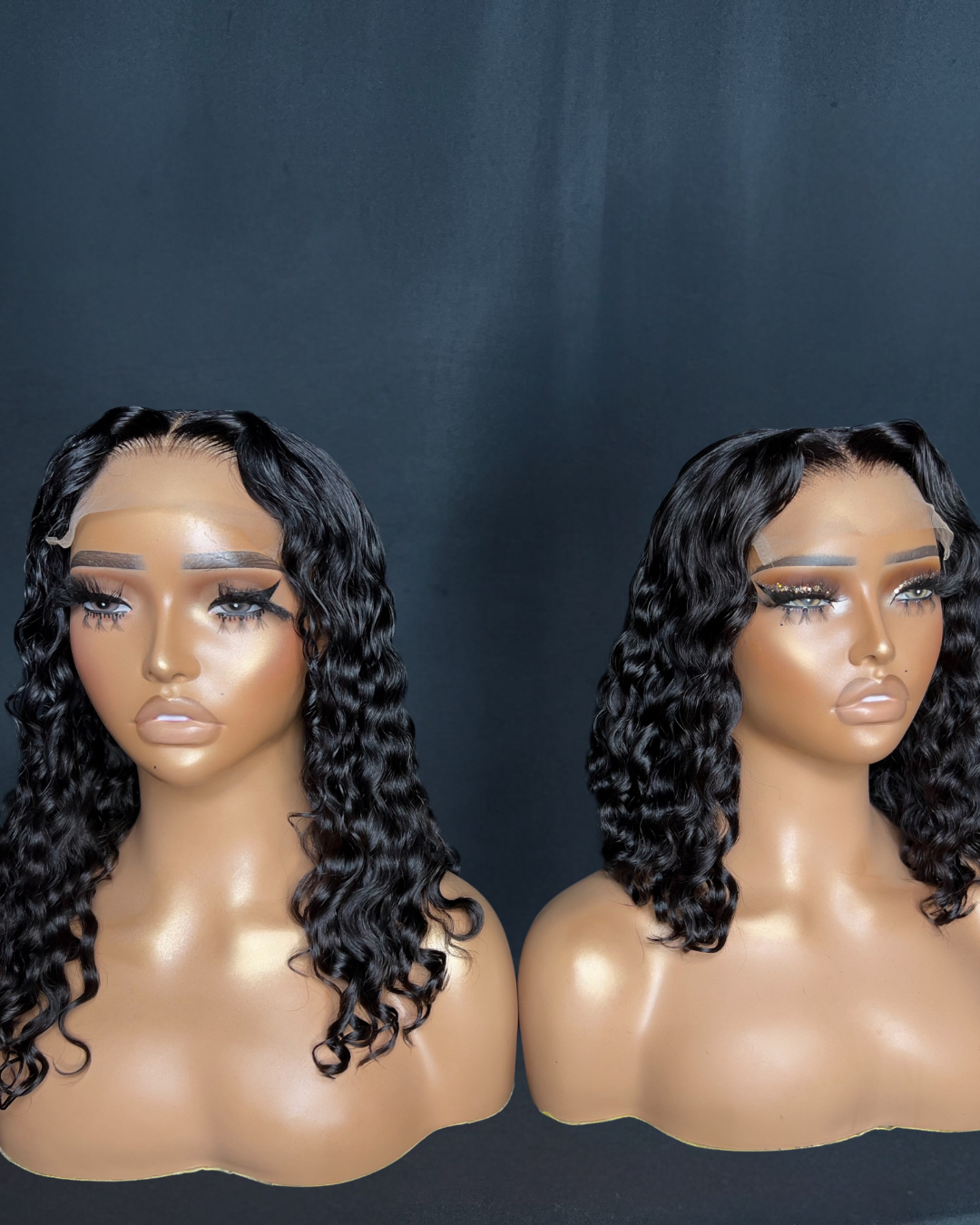 “JANET” (Ready to Ship Wig) 5x5 CLOSURE, TRANSPARENT LACE, DEEP WAVE, READY TO WEAR WIG