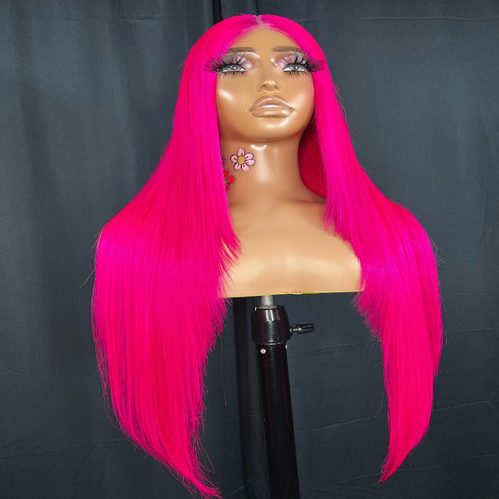 pink wigs for costume