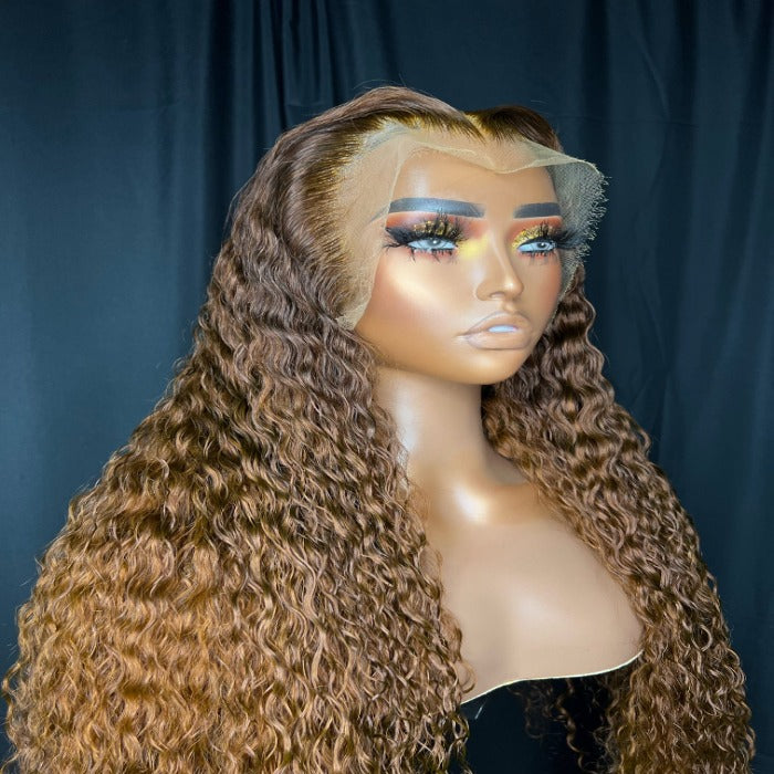 curly ginger wig real hair