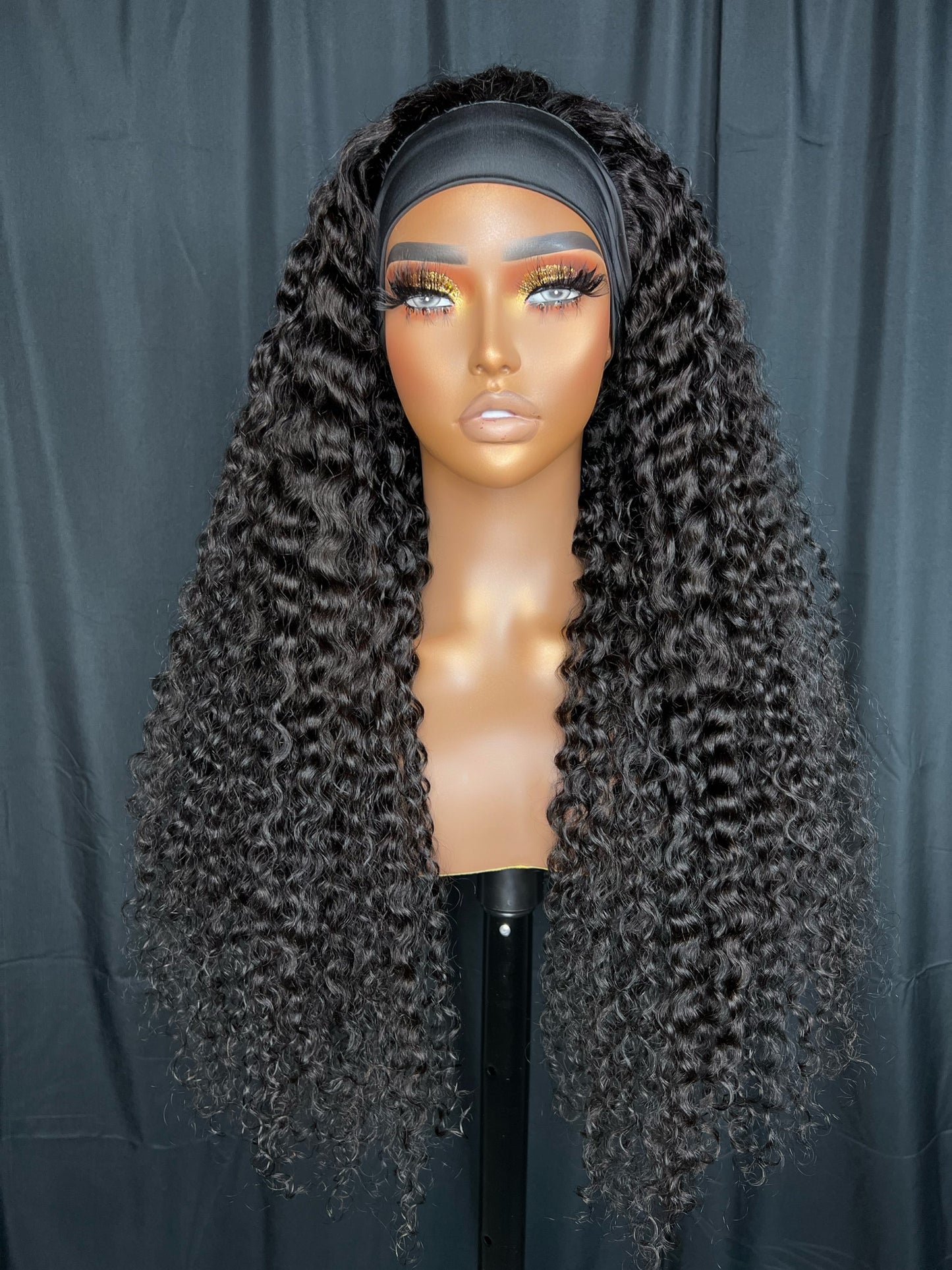 “HEADBAND WIG” (Pre-Order Wig) CURLY, BEGINNER FRIENDLY, EASY TO WEAR WIG