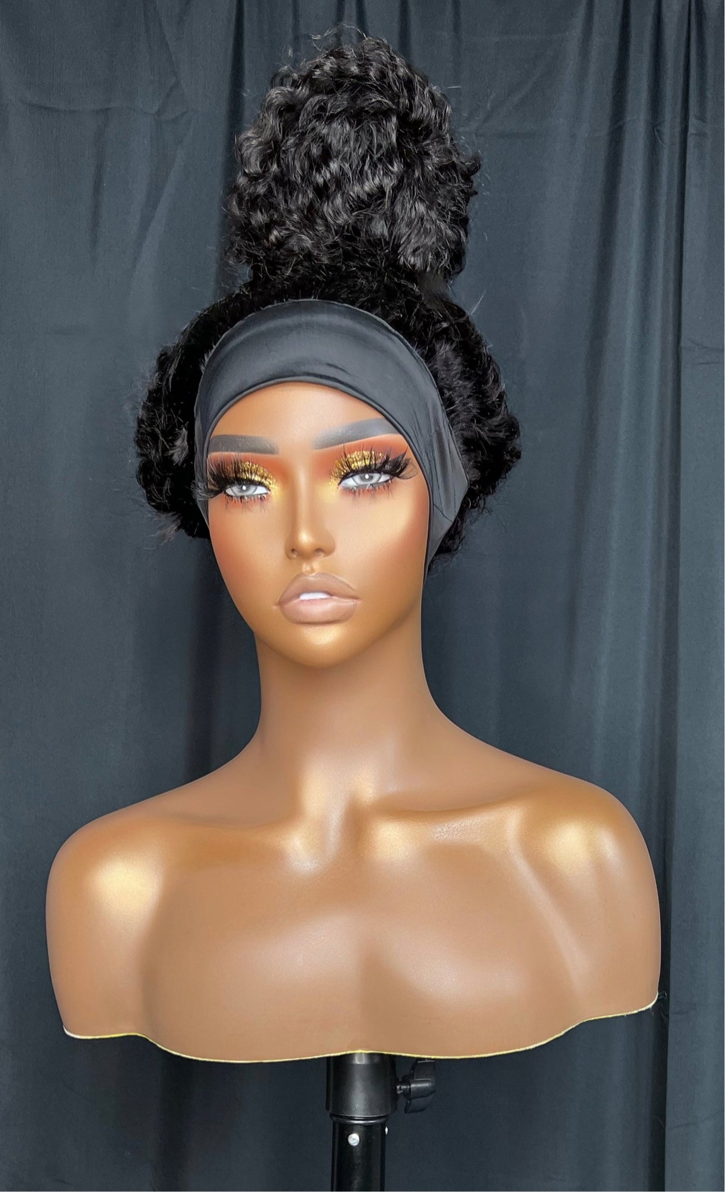 “HEADBAND WIG” (Pre-Order Wig) CURLY, BEGINNER FRIENDLY, EASY TO WEAR WIG