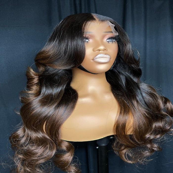 brown wigs human hair